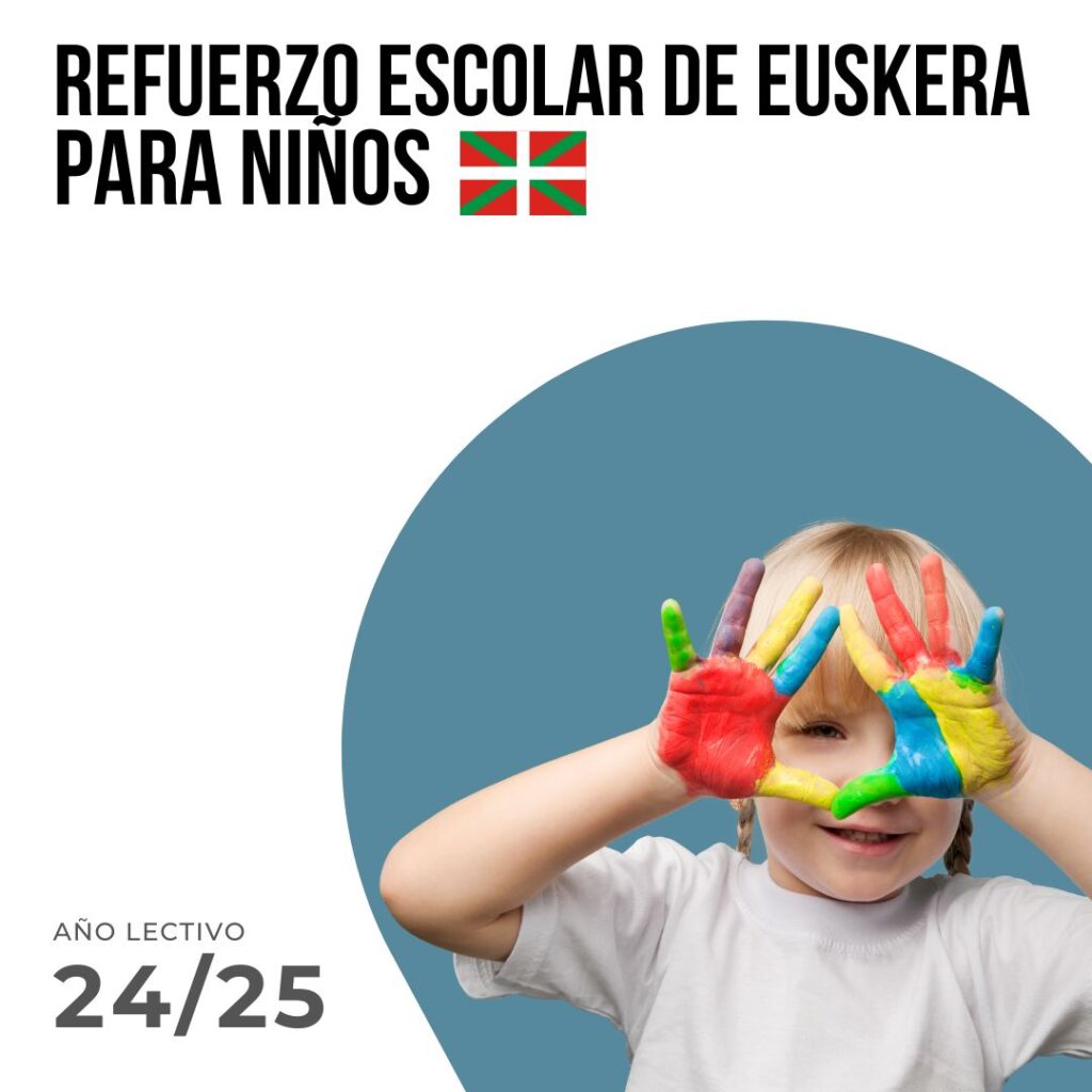 Refuerzo escolar de euskera para niños