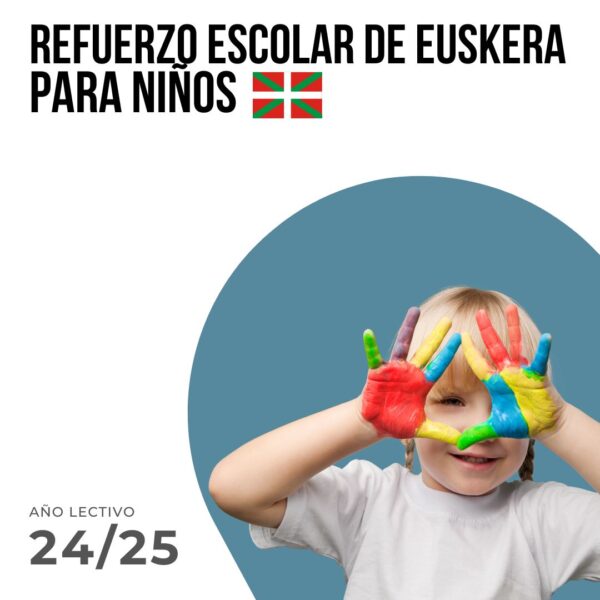 Refuerzo escolar de euskera para niños