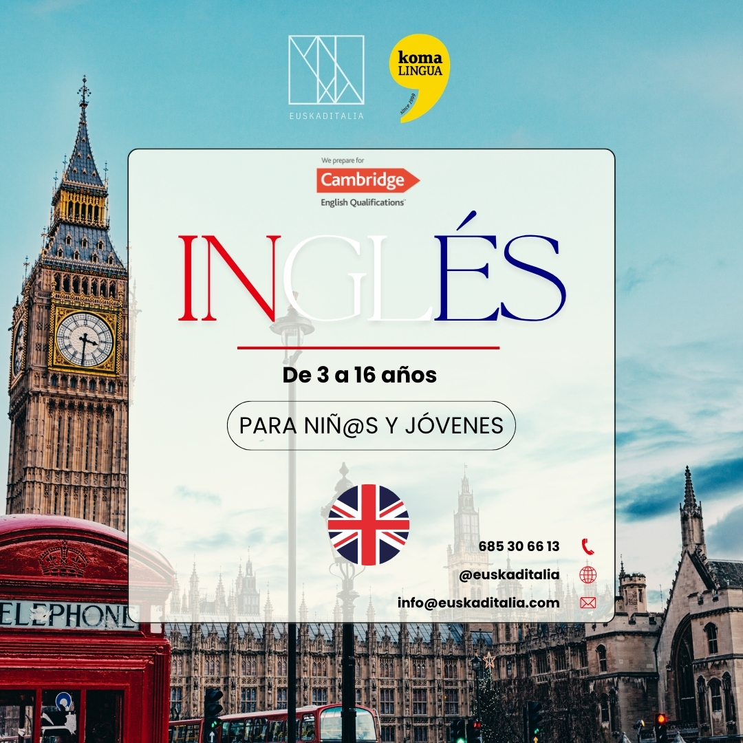 Curso de inglés para niños y jóvenes