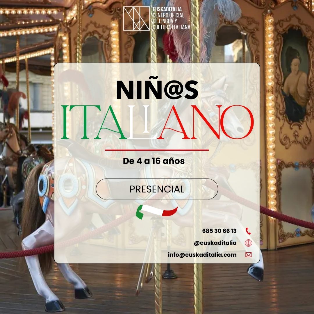 Curso de italiano para niños