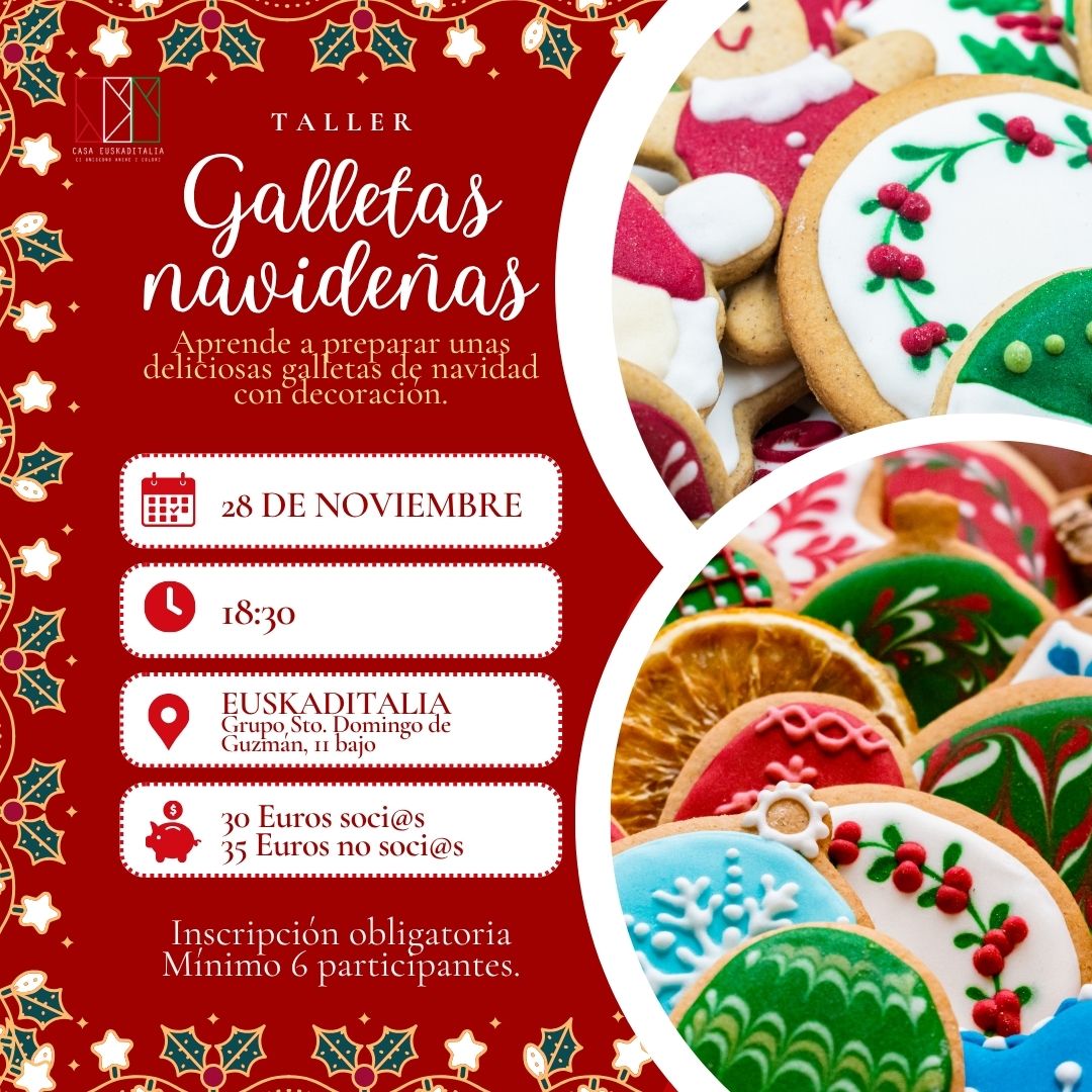 Taller di Natale: Galletas de Navidad Taller di Natale: Galletas de Navidad