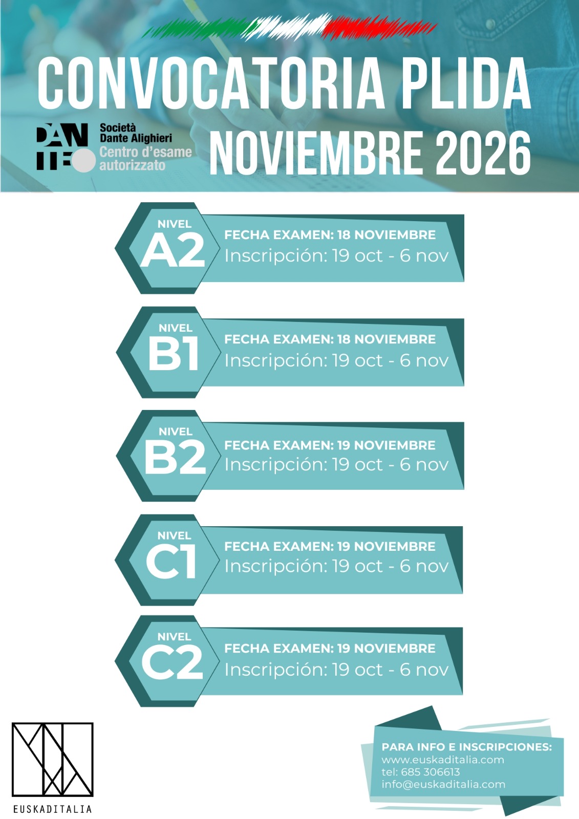 Convocatoria PLIDA
